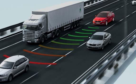 ADAPTIVE CRUISE CONTROL Besides the basic cruise control function, the ACC maintains a safe distance from vehicles in
