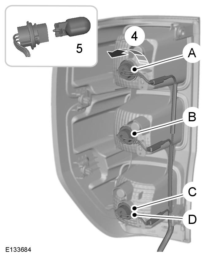 Maintenance Type 2 Tail, Brake, Reversing Lamp and Direction Indicator A B C