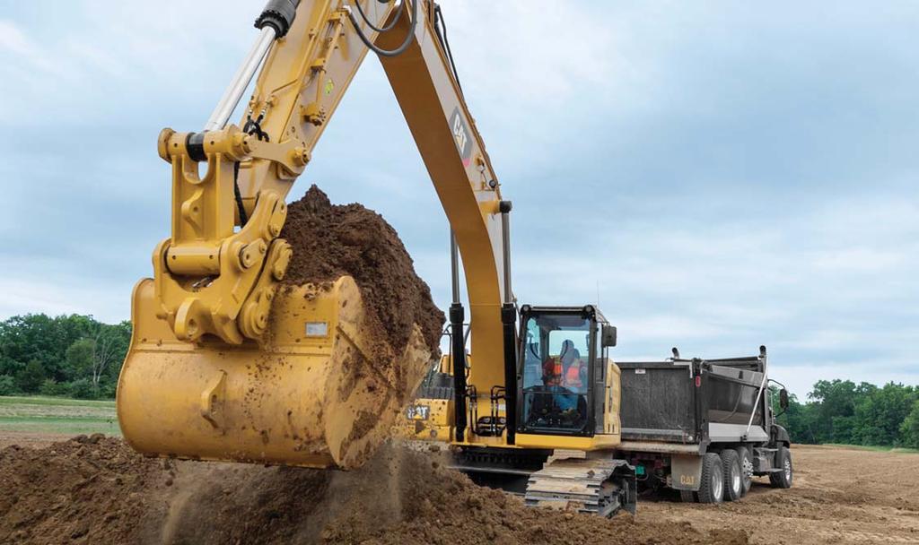 INCREASE OPERATING EFFICIENCY UP TO 45% 1 The Cat 330 offers the industry s highest level of standard factory-equipped technology, including Cat GRADE with 2D, GRADE with Assist, and PAYLOAD.