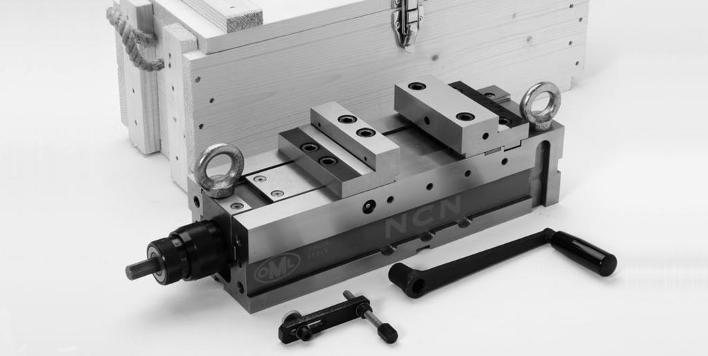 clamping vise with mechanical/mechanical clamping force multiplier -s 9.2 lamping vise -s complete with crank-lever; work-stop; 2 eye-bolts; wooden packing case. -3-4 -1 U 8-1 -2 7 P V± 0.