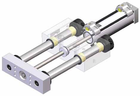 reliability optional switches and brackets for position sensing internally lubricated polymer bearings provide smooth operation with minimum deflection and wear precision ground hardened guide shafts