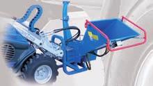 .. It consists of a hydraulically operated trimmer mounted next to a cutting disc.