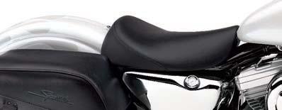 5298-03 Fits 83-03 XL models. B. CUSTOM SPORTSTER LOW-PROFILE SEAT* The ultimate seat profile for your slammed ride, this lowprofile seat hugs the frame and fender for a long and lean look.