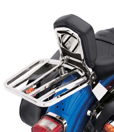 All 96-0 Dyna models equipped with Rigid Mount Sideplates require the separate purchase of Luggage Rack Adapter Kit P/N 53828-00. Also fits 99-00 FXR models. (Does not fit FXRS- CONV or FXRT models.