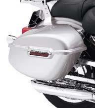 78 Sportster Hard Saddlebags A. SPORTSTER HARD SADDLEBAGS* Sporty is the best way to describe any Sportster decked out with these lockable bags.