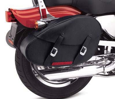 Sportster 79 Leather Saddlebags C. RIGID LEATHER SADDLEBAGS SPORTSTER MODELS These saddlebags combine a premium leather finish with extra-durable construction.