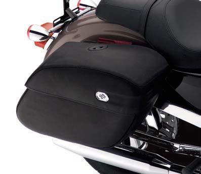 Styled to complement the sleek, narrow Sportster profile, these bags offer plenty of storage for a trip across town or across the country. Kit includes reflectors. 53050-04 U.S. Fits 04-later XL models.