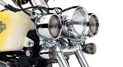 95 Lightly Smoked 5775-0 Fits 88-later XL, FXR and FXD models equipped with Passing Lamps.