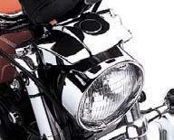 CHROME HEADLAMP HOUSING KIT Complete your custom Sportster transformation with this beautifully polished and chrome-plated headlamp housing.