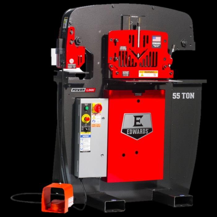 55 TON Four workstation STANDARD (3) Punch, Flat Bar Shear & Angle Shear OPEN (1) - Customize your Ironworker with optional IRONWORKERS $17,397. 63 $3,727.