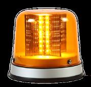 Feux de balise DEL LED Beacon Lights 8 LED LED Flash Patterns Voltage Amps Pkg Amber 72 x 0.5W 6 Patterns 12V - 36V 0.