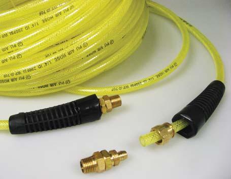 POLYURETHANE AIR HOSE 200 W.PSI l 800 B.PSI FEATURE LOADED!