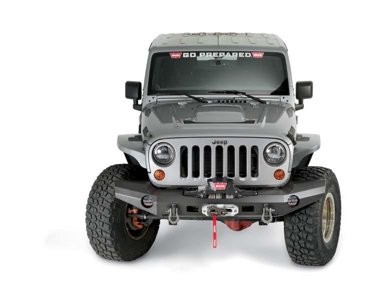 ELITE FRONT BUMPERS FOR THE JK WRANGLER Bumpers are available with or