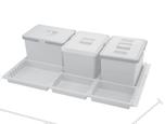 021 900 12+12+12 Grey 1 220 810/830 460/490 drawer wastebin