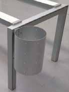 ALUMINIUM STRUCTUREs FOR OFFICE TABLES Code Height Width Finishing Box TL103.004.
