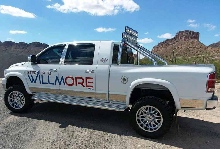 ABOUT US Willmore Mfg. was founded in 1989 and is proud to be celebrating our 30th Year of manufacturing stainless steel rocker panels and running boards.