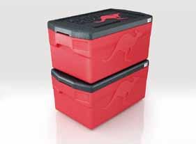 001 2k kreativkonzept Ergonomic handles, light material and tightly-closing lids the KÄNGABOXComfort ensures easy and safe handling when transporting food, making it a reliable