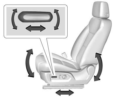 70 Seats and Restraints 2. Slide the seat to the desired position and release the handle. 3. Try to move the seat back and forth to be sure it is locked in place.