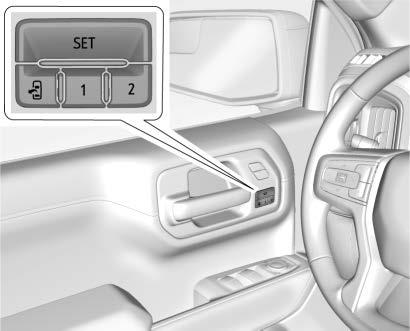 Memory Seats If equipped, memory seats allow two drivers to save and recall their unique seat positions for driving the vehicle, and a shared exit position for getting out of the vehicle.