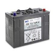 0 2 -part 24 V 105 Ah Maintenancefree Battery 4 4.035-182.0 1 12 V 105 Ah Maintenancefree Battery Chargers 12V/105Ah (C5) maintenance-free gel traction battery.