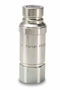 FEM/FEC Series ISO 16028 Non-Spill Connect under pressure nipple Applications Parker FEC Series nipple provide connect-under-pressure capability with up to 3000 PSI of trapped pressure in the nipple