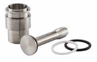 FS Series Stainless Steel Non-Spill Flush face valves, chemical compatibility FS Series Repair Kits Repair kits are available for both coupler and nipple half of FS coupling.