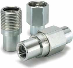 Snap-tite 75 Series Threaded Connection Connect Under Pressure Poppet valves, high pressure The rugged 75 Series is designed and constructed for high pressure hydraulic service.