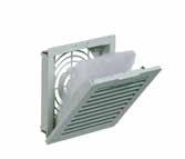 Filterfans PF 66000 EMC Airflow rate up to 462 CFM Cut-out dimensions: 292 x 292 mm Rated voltage ± 10% / 7.56 lb / 64 db (A) 160 W 12.6 x 12.6 x 6.18 in (UL 50) (PF + PFA 60.