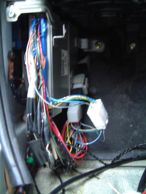Once the ECU wires are into their plugs (take time to make sure they match both each other and the TC harness),