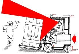 Do not exceed the maximum load capacity of the forklift truck. Failure to comply with this rule could lead to the truck overturning, with a risk of injury to the driver and workers in the area.