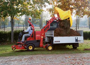 Hopper Its large, 550-litre grass collector is made of shock resistant materials and it is equipped with air deflectors that ensure maximum filling and