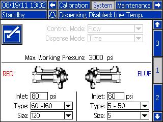 Appendix B - ADM Setup Screens Overview System Screen 1 NOTE: Not all of the following modes may be available depending on the dispense valve selected.