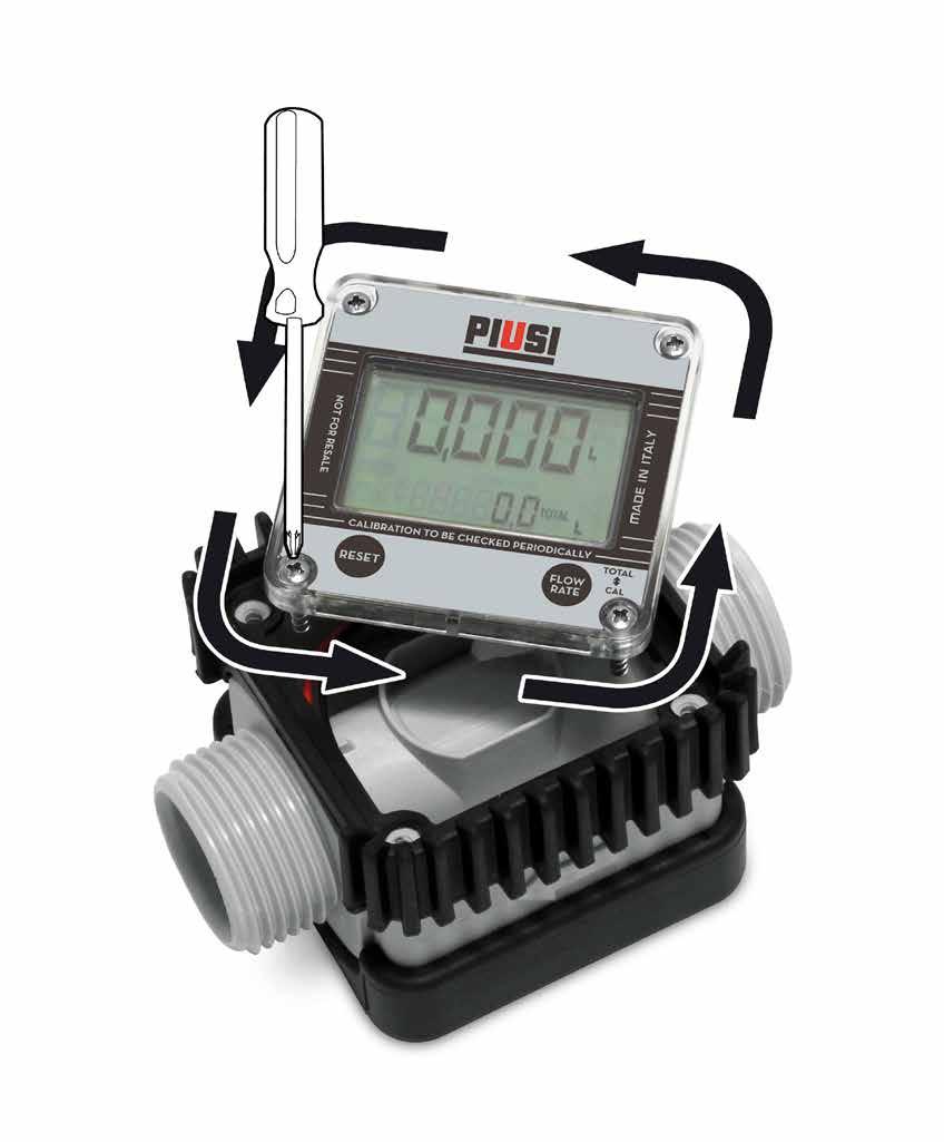 K24 The K24 meter is easy to install in-line on the delivery hose or at the nozzle.