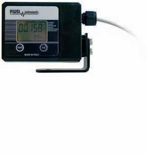 Resettable total included Programmable unit of measurement Flow rate indication Powered by 2 AAA batteries FLOW & PULSE METERS K24