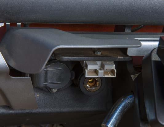 The centre spring loaded lift up panel covers the trailer wiring location and mounting points for the optional ARB Trailer Camera kit