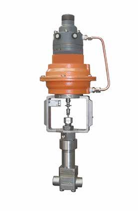 CONTROL VALVES MARK 708BS SERIES Bellows Stem Seal Bellows stem seals eliminate fugitive emissions by surrounding the valve stem with a pressure-tight barrier, isolating the stem from the process