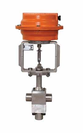 CONTROL VALVES MARK 709 SERIES Three Way The Mark 709 is a lightweight control valve for use as a mixing valve in low flow process applications.