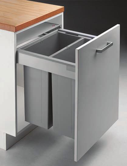 PULL BOY BINS TO SUIT 600MM CABINET 84 LITRE To suit 600mm TANDEMBOX antaro or intivo