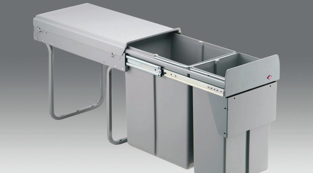 WBDP3000 WESCO DOOR PULL BINS Made in Germany, the Wesco range of door pull waste bins are designed to fit under sinks.
