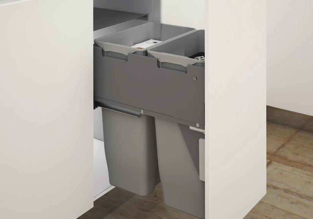 SWB4570 SIGE BINS Embrace the latest innovation in soft-close waste bin solutions.