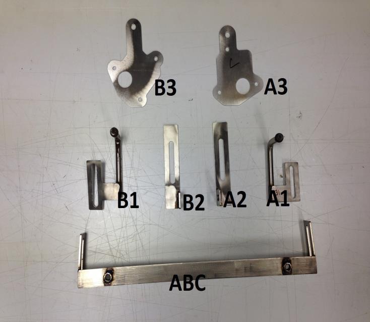 INCLUDED PARTS: 2)- TORCA CLAMPS 2)- BALL CLAMPS 14)- 8X16MM BOLTS 6)- 6X20MM BOLTS & NUTS 6)- 10MM