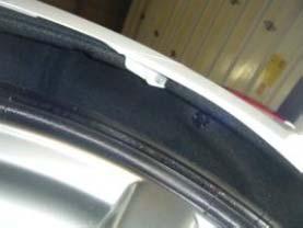 Step "A" will show how to remove the bumper cover and Step "B" where to trim the bumper cover. A.