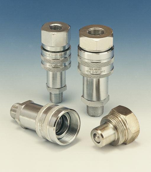SCREW TO CONNECT COUPLINGS PSB & PSP SERIES HIGH PRESSURE SCREWED COUPLINGS INTRODUCTION Holmbury High Pressure Screwed Couplings can be connected and disconnected even with a low residual hydraulic