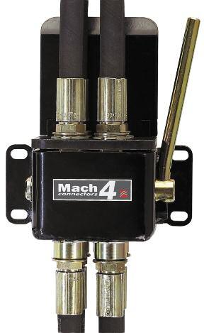 The Mach reference number, 2, 4 and 7, refers to the number of hydraulic hoses that are connected