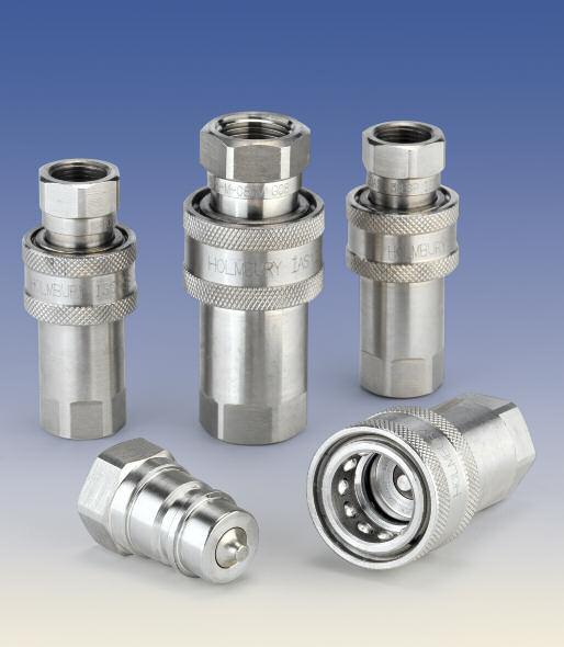 HOLMBURY IAS SERIES STAINLESS STEEL ISO.A PULL BREAK COUPLINGS 3/8" - 1" Poppet Valve Types to ISO 7241 Series A INTRODUCTION Holmbury IAS Series couplings are made in AISI 316, stainless steel.