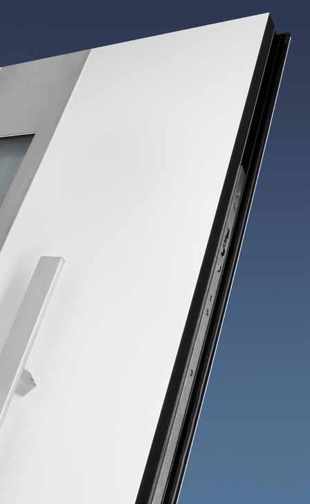 Fascia frame Rondo 70 The rounded frame profile adds a stylish touch to your entrance door, providing it with a particularly harmonious look