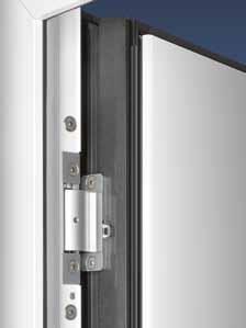 9-point security lock H9 and concealed hinges that cannot be forced open The ThermoCarbon is locked with 5 swing bolts and 4 steel bolts.