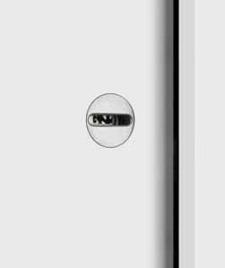 Exterior flush-fitting security rose escutcheon The stainless steel security rose escutcheon fits into the door leaf particularly elegantly, and also protects the
