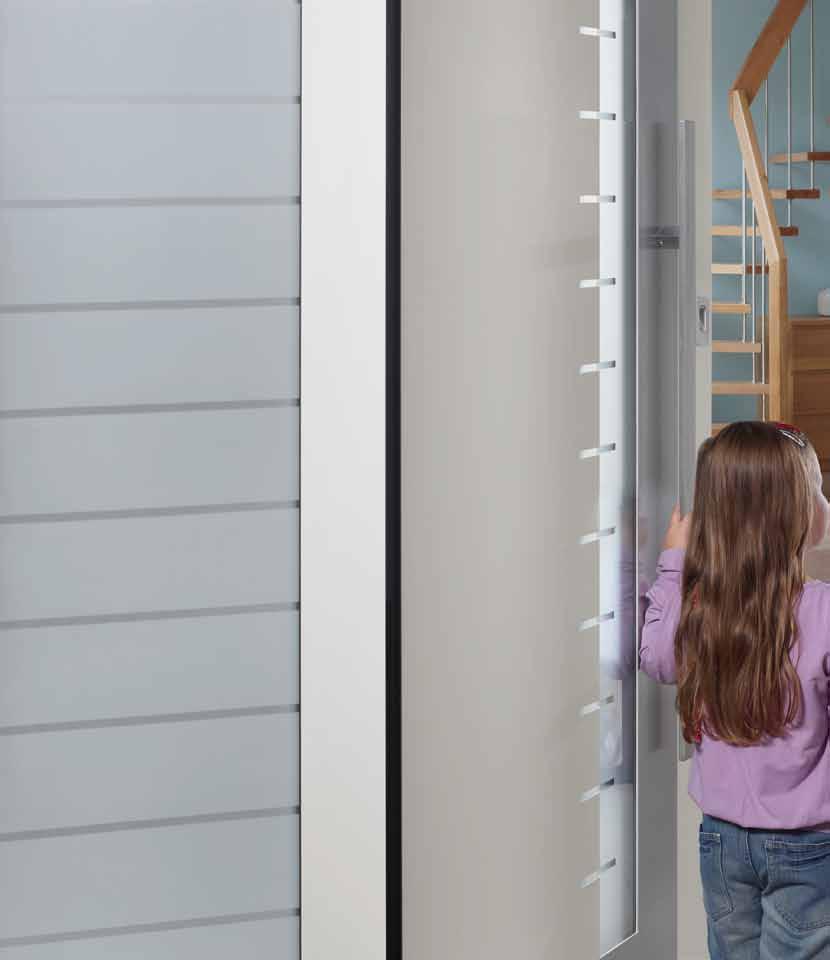Features tailored to your needs Your entrance door becomes your signature 52