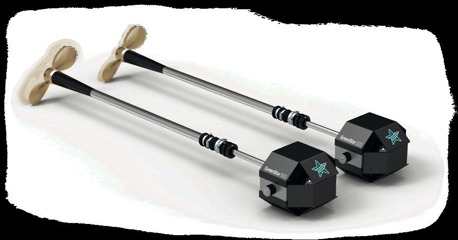 GREENSTAR SYSTEM 20D is a complete system with dual straight shafts and dual GS10 motors.